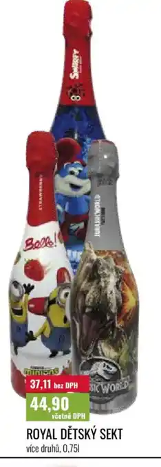 Ratio Royal dětský sekt nabídka