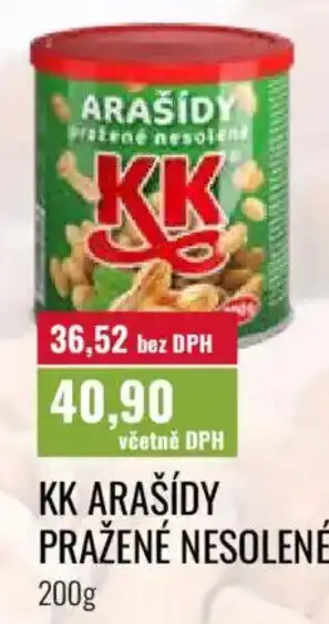 Ratio KK Arašídy pražené nesolené nabídka