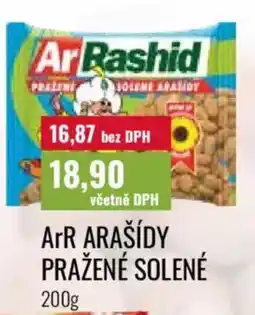 Ratio ArR Arašídy pražené solené nabídka