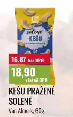 Ratio Kešu pražené solené nabídka