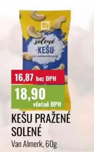 Ratio Kešu pražené solené nabídka