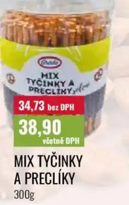 Ratio Mix tyčinky a preclíky nabídka