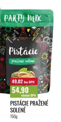 Ratio Pistácie pražené solené nabídka