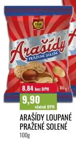 Ratio Arašídy loupané pražené solené nabídka