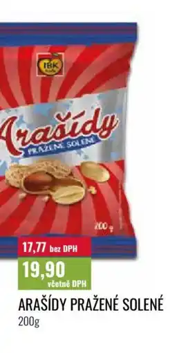 Ratio Arašídy pražené solené nabídka