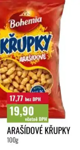Ratio Bohemia Arašídové křupky nabídka