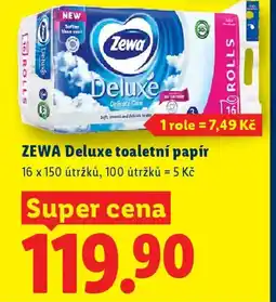 Lidl ZEWA Deluxe toaletní papír nabídka