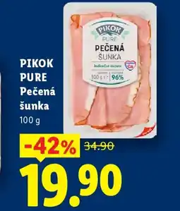 Lidl PIKOK PURE Pečená šunka nabídka