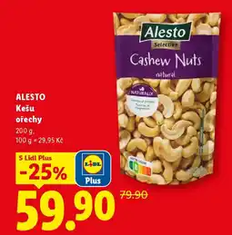 Lidl ALESTO Kešu ořechy nabídka
