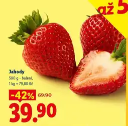 Lidl Jahody nabídka