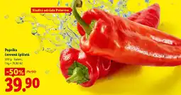 Lidl Paprika červená špičatá nabídka