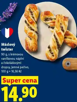 Lidl Máslový twister nabídka