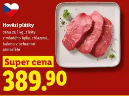 Lidl Hovězí plátky nabídka