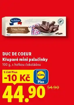 Lidl DUC DE COEUR Křupavé mini palačinky nabídka