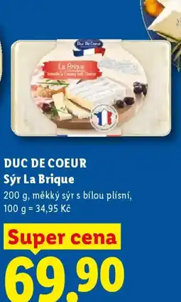 Lidl DUC DE COEUR Sýr La Brique nabídka