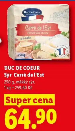 Lidl DUC DE COEUR Sýr Carré de l'Est nabídka