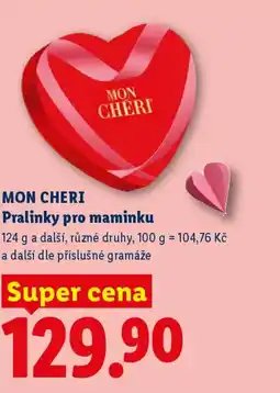 Lidl MON CHERI Pralinky pro maminku nabídka