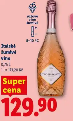 Lidl Italské šumivé víno nabídka