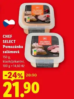 Lidl CHEF SELECT Pomazánka salámová nabídka
