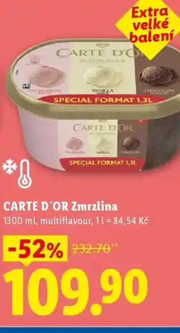 Lidl CARTE D'OR Zmrzlina nabídka