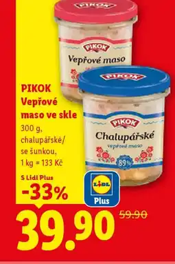 Lidl PIKOK Vepřové maso ve skle nabídka
