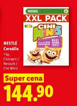 Lidl NESTLÉ Cereálie nabídka