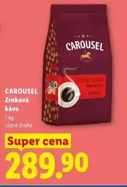 Lidl CAROUSEL Zrnková káva nabídka