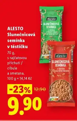Lidl ALESTO Slunečnicová semínka v těstíčku nabídka