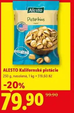 Lidl ALESTO Kalifornské pistácie nabídka