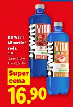 Lidl DR WITT Minerální voda nabídka