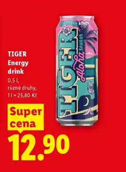 Lidl TIGER Energy drink nabídka