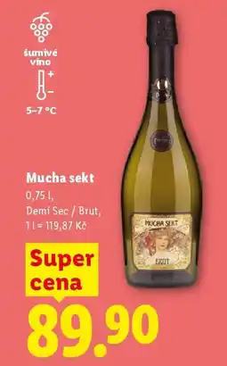 Lidl Mucha sekt nabídka