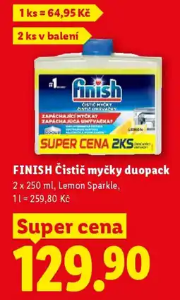 Lidl FINISH Čistič myčky duopack nabídka