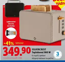Lidl SILVERCREST Topinkovač 900 W nabídka