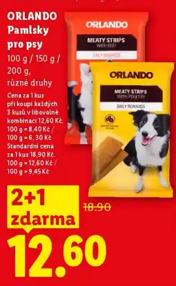 Lidl ORLANDO Pamlsky pro psy nabídka