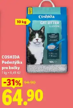 Lidl COSHIDA Podestýlka pro kočky nabídka