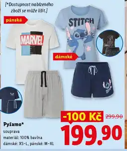 Lidl Pyžamo nabídka