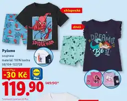 Lidl Pyžamo nabídka