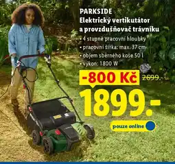 Lidl PARKSIDE Elektrický vertikutátor a provzdušňovač trávníku nabídka