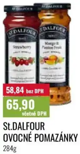 Ratio St.DALFOUR Ovocné pomazánky nabídka