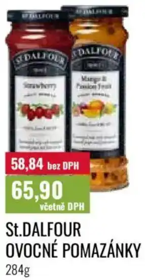 Ratio St.DALFOUR Ovocné pomazánky nabídka