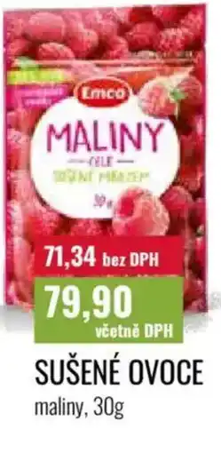 Ratio Emco Sušené ovoce nabídka