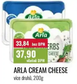 Ratio Arla cream cheese nabídka