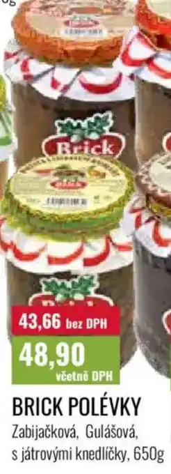 Ratio Brick polévky nabídka