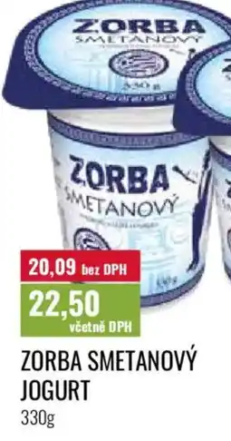 Ratio Zorba smetanový jogurt nabídka