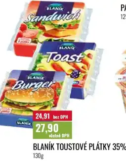 Ratio Blaník toustové plátky 35% nabídka