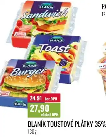 Ratio Blaník toustové plátky 35% nabídka