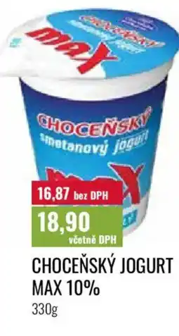 Ratio Choceňský jogurt max 10% nabídka