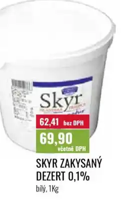 Ratio Skyr zakysaný dezert 0,1% bílý nabídka