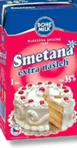 Ratio BOHEMILK Smetana extra nášleh 35% nabídka